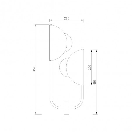 Aplique de pared Tropic I (2 luces)