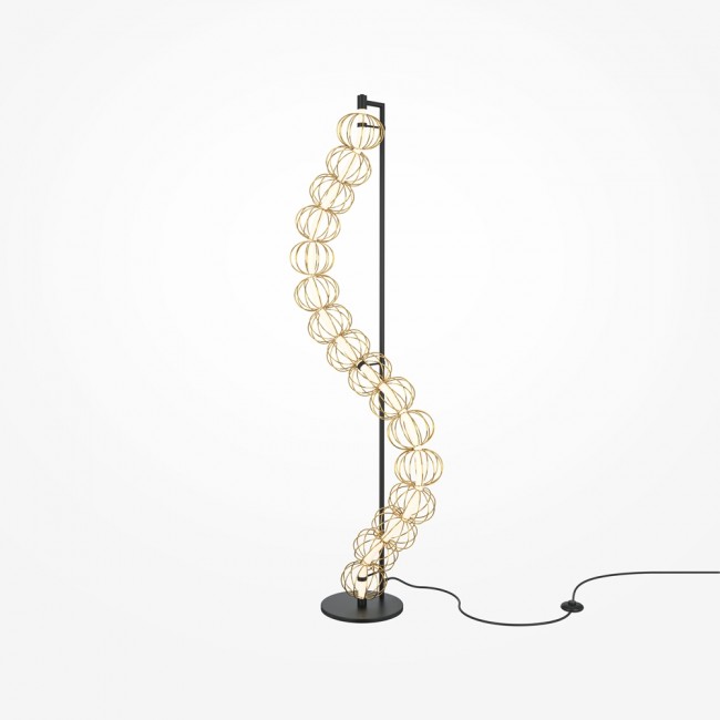 Lámpara de pie LED Golden Cage (48W)