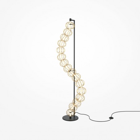 Lámpara de pie LED Golden Cage (48W)