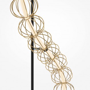 Lámpara de pie LED Golden Cage (48W)