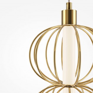 Aplique de pared LED Golden Cage (17W)