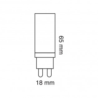 Bombilla LED G9 (6W)