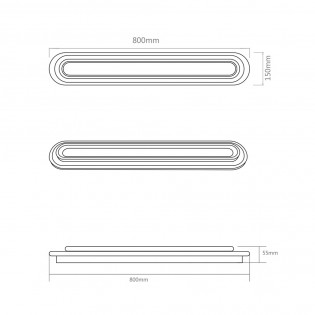 Plafón de techo LED Solomon (38W)