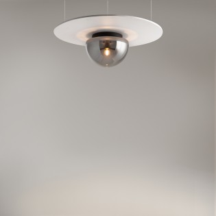 Ceiling Flush Light Glassy