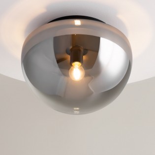 Ceiling Flush Light Glassy