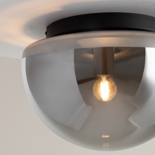 Ceiling Flush Light Glassy