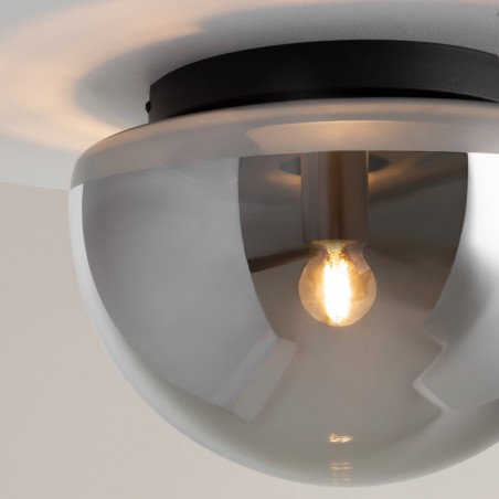 Ceiling Flush Light Glassy