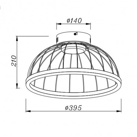 Plafón de techo LED Tilda (30W)