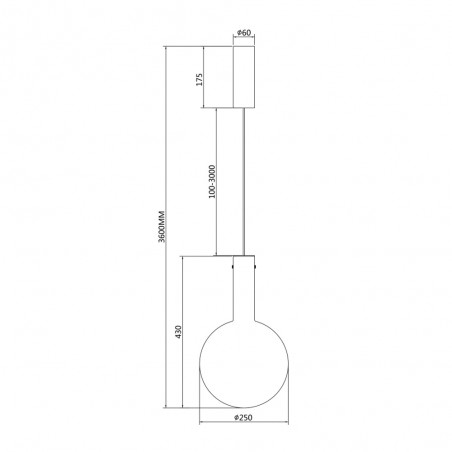 LED Pendant Lamp Nebula (6W)