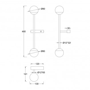 LED Wall Lamp Touch (10W)