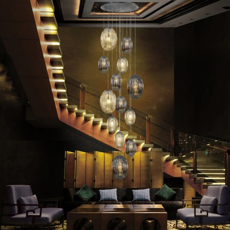 Cluster LED Pendant Lamp Ovila (13x8W)