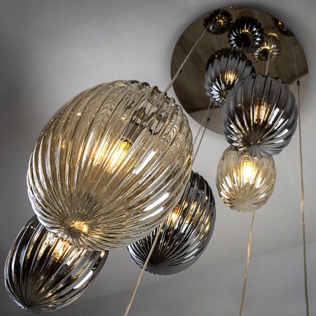Cluster LED Pendant Lamp Ovila (13x8W)