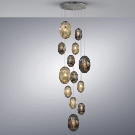 Ovila LED-Pendelleuchte (13x8W)