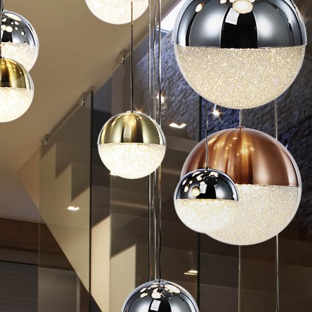 27- Light LED Cluster Pendant Sphere Smart (147.60W)