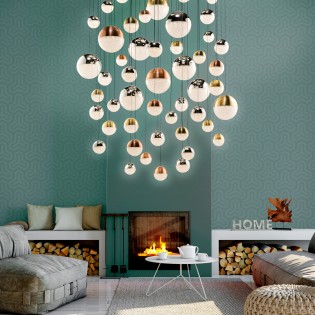 Cluster LED Pendant Lamp Sphere Smart (288W)