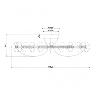 LED Ceiling Lamp Tessara (72W)