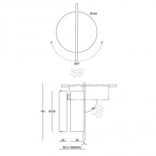 LED Wall Lamp Nuance II (4W)
