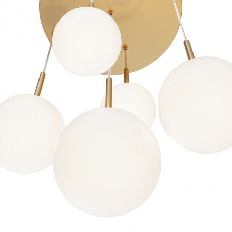 Cluster Pendant Lamp Basic Form II Gold (5 lights)