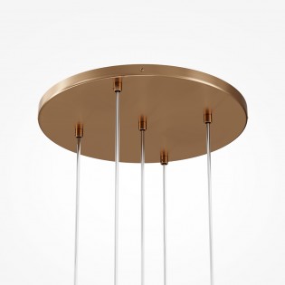 Cluster Pendant Lamp Basic Form Clear (5 lights)