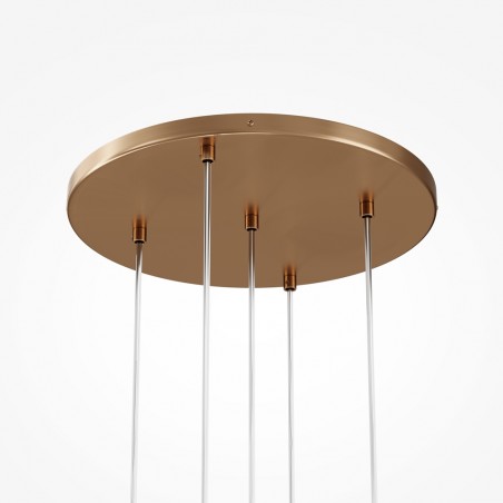 Cluster Pendant Lamp Basic Form Clear (5 lights)