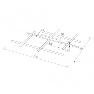 LED Ceiling Flush Light Radiance (50W)