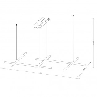 Lámpara colgante LED Radiance (50W)