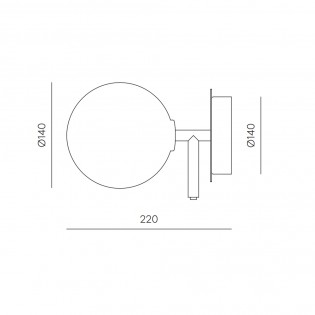 Wall light Atom