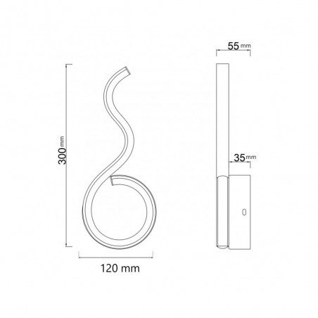 Wall lamp Led Macan (11W)