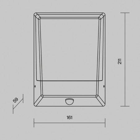 Outdoor LED Wall Lamp Row (9W)