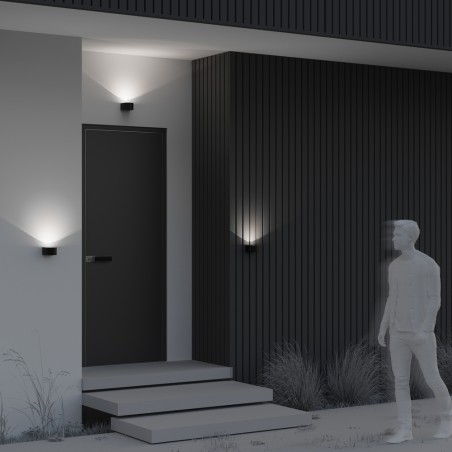 Aplique de pared de exterior LED Blow (5W)