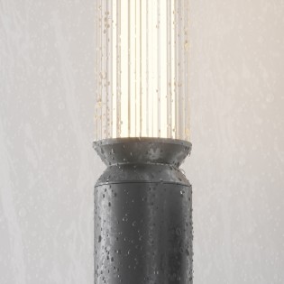 Outdoor LED Bollard Lamp Lit (12W)