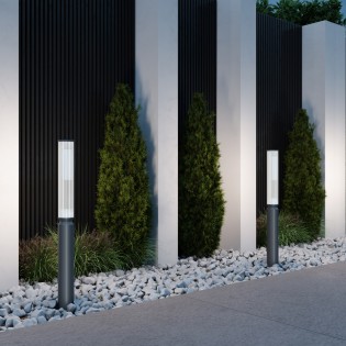 Outdoor LED Bollard Lamp Lit (12W)
