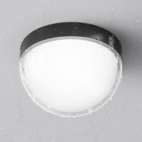 Outdoor LED Ceiling Flush Light Mon (12W)
