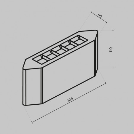 Outdoor LED Wall Lamp Pull (8W)