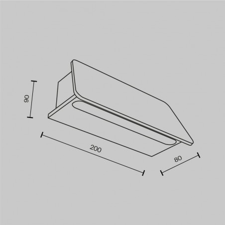 LED outdoor wall lamp Trupp (6W)