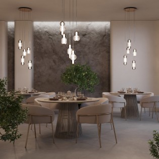 LED Pendant Lamp Drop (80W)