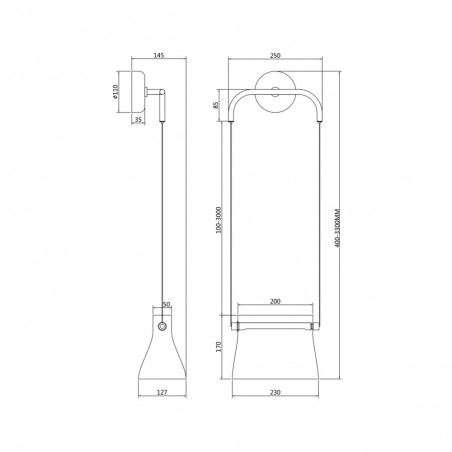 LED Wall Lamp Cabaret (8W)