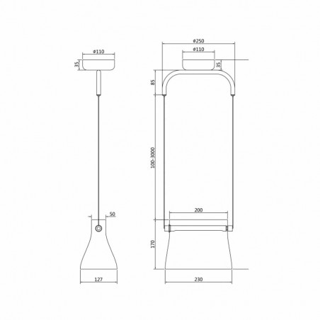 LED Pendant Lamp Cabaret (8W)