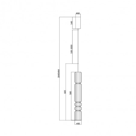 LED Pendant Lamp Ordo II (8W)