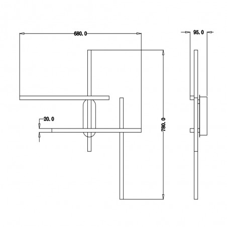 LED Wall Lamp Halo (24W)