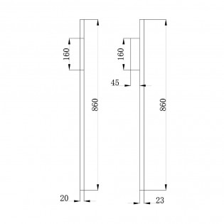 Aplique de pared LED Halo (15W)
