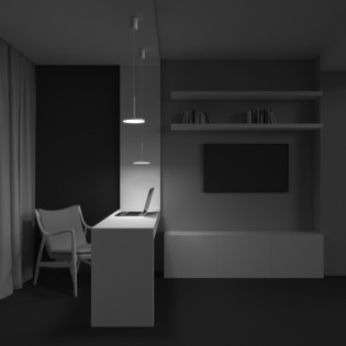 Lámpara colgante LED Plato (12W)