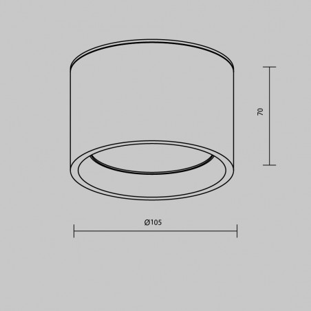 LED Surface Ceiling Light Hydra (10W)