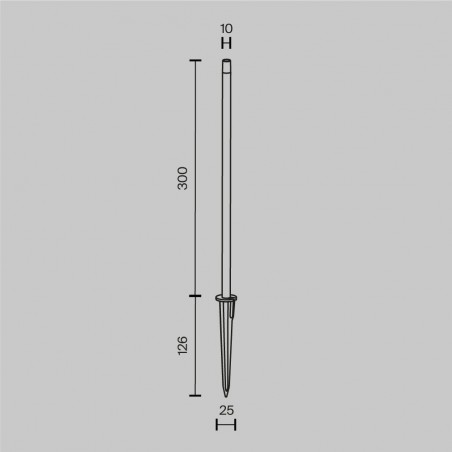 Baliza de exterior LED Spear 30 (1W)