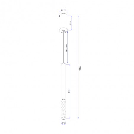 Lámpara colgante LED Pro Shade (6W)