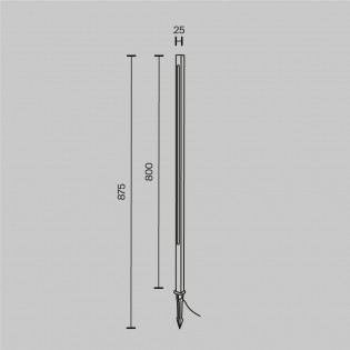 Outdoor LED Bollard Lamp Pole (12W)