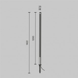 Outdoor LED Bollard Lamp Pole (18W)