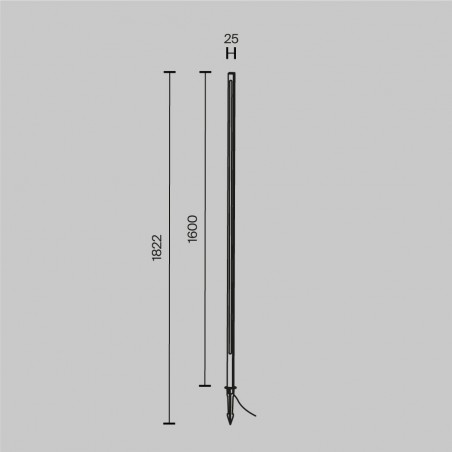 Outdoor LED Bollard Lamp Pole (24W)