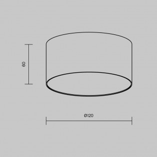 Plafón de techo LED Zon (12W)