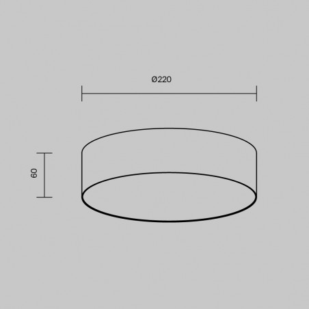 Plafón de techo LED Zon (24W)